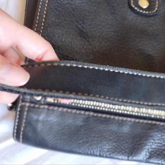 Vintage Fossil black crossbody bag - Picture 10 of 10